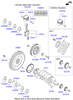 Кільця поршневі комплект на мотор, STD. 230402G200 HYUNDAI