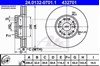 Диск гальмівний передній 24013207011 ATE