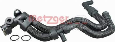 Шланг/патрубок водяного насоса, приймальний 2420711 METZGER