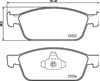 Колодки гальмівні передні, дискові 2555501 TEXTAR