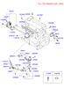 Клапан EGR, рециркуляції газів 2841027250 HYUNDAI