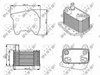 Радіатор масляний 31276 NRF