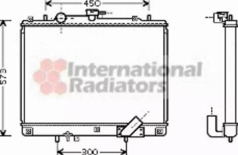Радіатор основний Міцубісі Л200 III
