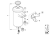 Бачок і трубопроводи 32416782538 BMW