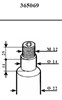 Амортизатор передній 365069 KAYABA