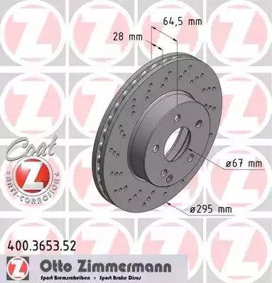 Ротор гальмівний 400365352 ZIMMERMANN