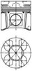 Поршень в зборі 40079600 KOLBENSCHMIDT