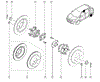 Підшипник задньої маточини 402027585R RENAULT