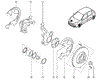 Гальмо дискове переднє 402064911R RENAULT