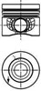 Поршня, 1-й ремонт (+0,25) 40558610 KOLBENSCHMIDT