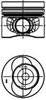 Поршень в комплекті на 1 циліндр, 1-й ремонт (+0,25) 40683610 KOLBENSCHMIDT