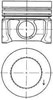 Поршень в зборі 41095610 KOLBENSCHMIDT