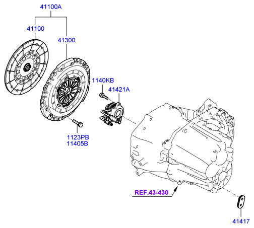 Диск зчеплення Hyundai Sonata 5