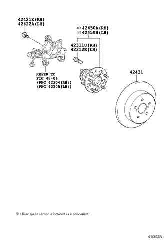 Маточини задніх коліс 4245002270 TOYOTA