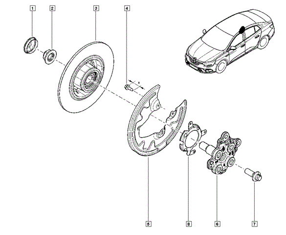 Дискові гальма 432027412R RENAULT