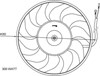 Електровентилятор охолодження в зборі (двигун + крильчатка) 47072 NRF