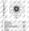 Вентилятор радіатора кондиціонера 49563 NRF