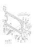 Супорт радіатора в зборі/монтажна панель кріплення фар Ауді A6