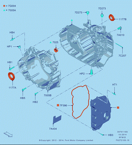 Піддон АКПП 5154695 FORD