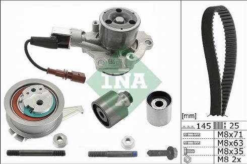 Комплект ГРМ 530069930 INA