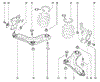 Правий важіль передній нижній підвіски 545008682R RENAULT