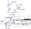 Правий важіль передній нижній підвіски 545012B000 HYUNDAI