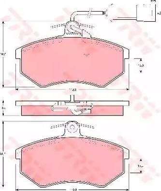 Колодки передні 571856J BENDIX