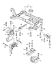 Подушка (опора) двигуна, права Фольксваген Тігуан 1
