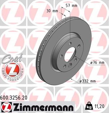 Ротор гальмівний 600325620 ZIMMERMANN