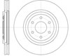 Диск гальмівний передній Нісан Навара NP300