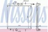 Радіатор системи охолодження двигуна 63708A NISSENS