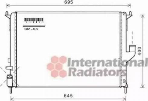 Nissens renault радіатор охолодження duster,logan,sandero 1.5dci/1.6 07- 637612