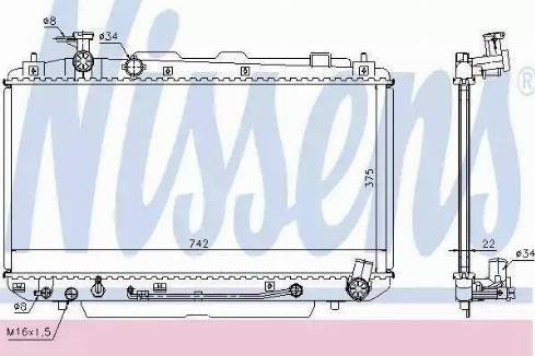 Радіатор основний 64644A NISSENS