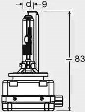 Ксенон 66350 OSRAM