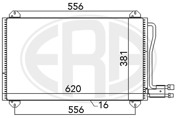 Конденсер 667055 ERA