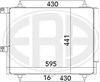 Радіатор охолодження кондиціонера 667063 ERA