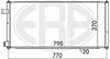 Радіатор системи охолодження кондиціонера 667091 ERA