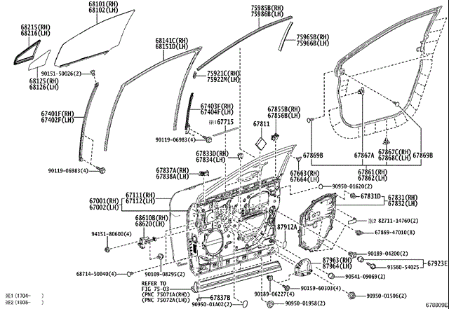 Водійські двері Лексус RX 450H/350L/200T