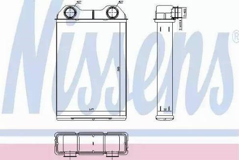 Теплообмінник 70808 NISSENS