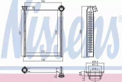 Теплообмінник 72987 NISSENS