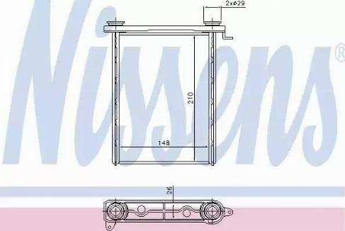 Теплообмінник 73343 NISSENS