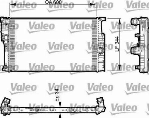Система охолодження двигуна 735493 VALEO