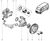 Підшипник маточини передньої 7701206740 RENAULT