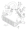 Шланг/патрубок інтеркулера, правий 7E0145709C VAG