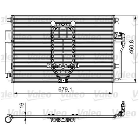 Конденсатор Mercedes Sprinter II 5-t