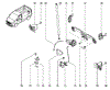 Кнопка приводу замка 3/5 дверей (ляди) / кришки багажника Рено Трафік II