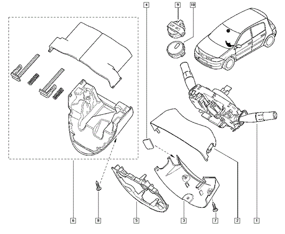 Перемикачі 8200216465 RENAULT