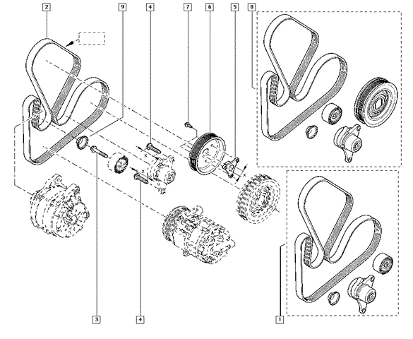 Шків насоса ГПК 8200357347 RENAULT