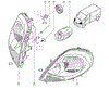 Фара основна ліва 8200701352 RENAULT