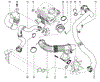 Шланг/патрубок інтеркулера, лівий 8200730589 RENAULT
